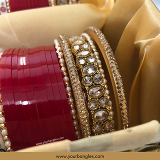 Red Choora / Bangles Set