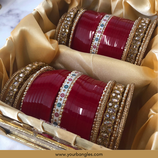 Red Choora / Bangles Set
