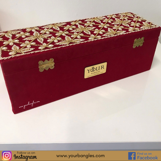NIKKI Ivory Dotted Traditional Kundan Bridal Chura - Bridal Chura