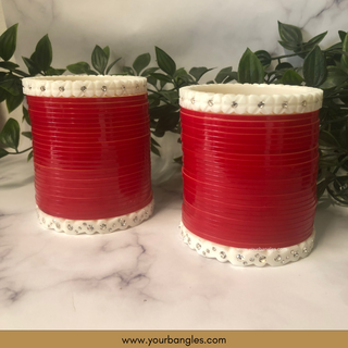 KATRINA KAIF Red Bridal Choora / Bangles Set - Design 2