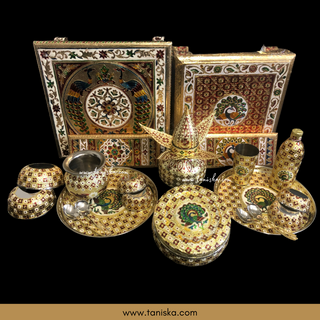 PRE-ORDER - New Phulkari LED Jaggo & Meenakari Mayian Set XL FAMILY COMBO DEAL (Meenakari & Phulkari Print) - Available