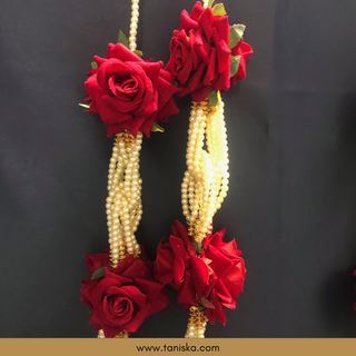 Royal Red Bride-Groom Mala