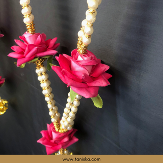 Pink Bride-Groom Mala