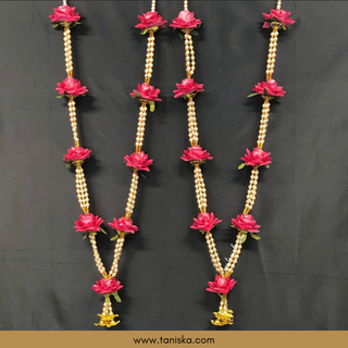 Pink Bride-Groom Mala