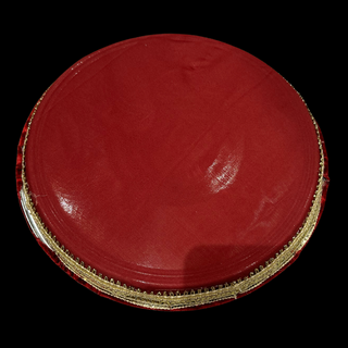 Decorative Maroon Shagun Plate