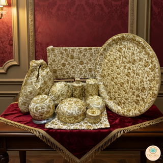 Mayian Fatti Full Set - Cream Floral Design