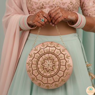 The Blush Mandala Clutch Bag