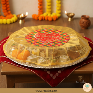 "Aaj Din Shagna Da Chadeya" - 1 Phulkari Multi-Purpose DORI RUMAL (Gift Bag, Thaal Cover, Potli Bag - Perfect for: Indian Wedding, Shagan Ceremony, Chunni Charhana, Bridal Shower, Baby Shower, Maiyan, Weddings, Favors, Shaadi, Walima