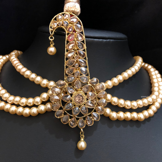 The Dynasty Sun-Drop | Handcrafted Kundan Kalgi - Mens Bridal Kalgi
