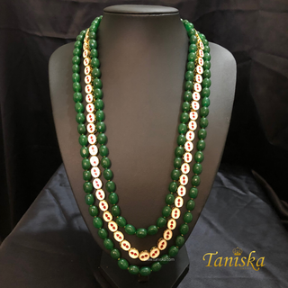 The Crown Prince | Radiant Crystal & Pearl Mala - Mens Bridal Mala