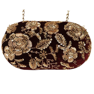 The Regal Rose Bloom Clutch Bag - Clutch Bag