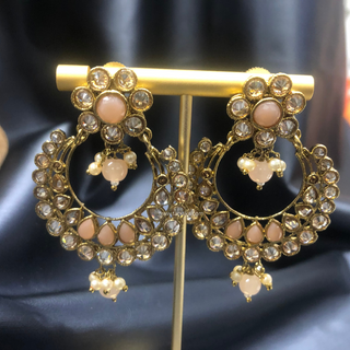 HANIYA Designer Peach Necklace Set COMBO DEAL - Necklace Set