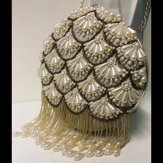 The Mint Pearl Cascade Clutch Bag - Clutch Bag