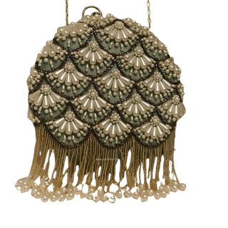 The Mint Pearl Cascade Clutch Bag - Clutch Bag