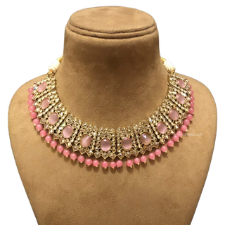 ISHA Pink Necklace Set - Necklace Set