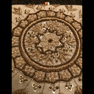 The Ivory Square Mandala Clutch Bag - Clutch Bag