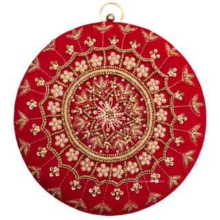 The Ruby Mandala Clutch Bag - Clutch Bag