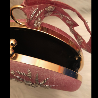 The Dusky Rose Bloom Clutch Bag - Clutch Bag
