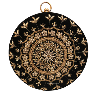 The Midnight Mandala Clutch Bag - Clutch Bag