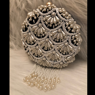 The Black Pearl Cascade Clutch Bag - Clutch Bag