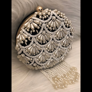 The Black Pearl Cascade Clutch Bag - Clutch Bag
