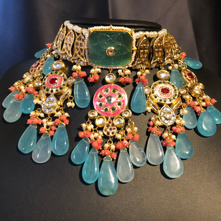 EESHA Kundan Necklace Set - Necklace Set