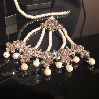 KAIRA Silver Bridal Necklace Set Bundle - Necklace Set