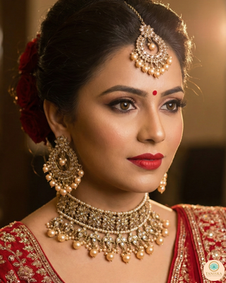 The Noor Pearl and Kundan Bridal Set