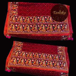 The Dulha-Dulhan Phulkari Dupatta