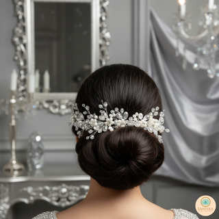 Silver Pearly Hair Accessory - Hair Accessories