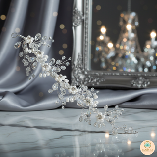 Silver Pearly Hair Accessory