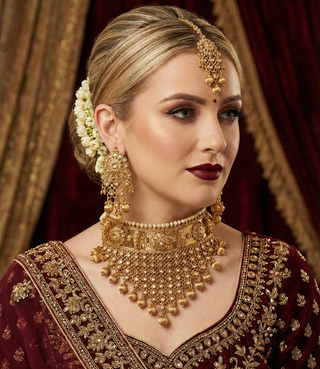 The Royal Antique Gold Majesty Necklace Set