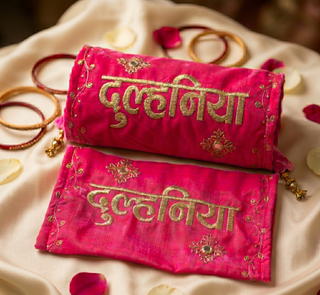 Personalised Dulhaniya Choora Covers – Elegant Wedding Hand Accessories for Brides
