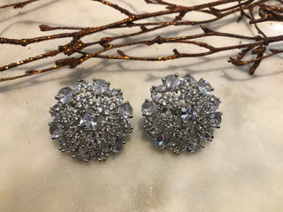 American Diamond Style Studs - Silver