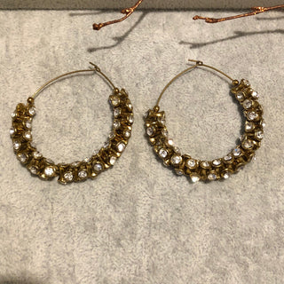 Antique Gold Earrings - Golden