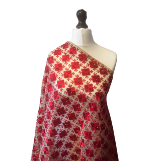 The Eternal Love Phulkari Dupatta - Punjabi Phulkari Dupatta