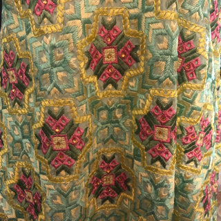 The Mint Blossom Phulkari Dupatta - Phulkari Dupatta