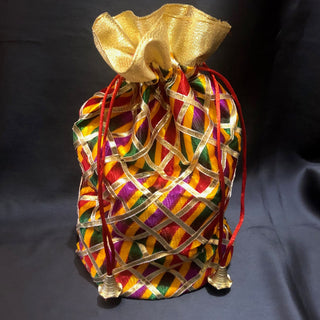 Decorative Drawstring Gift Bag (Multi) - Luxury Gift Bags