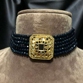 GLASS Choker Necklace Set - Necklace Set