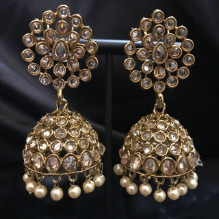 Antique Gold Earrings - Golden