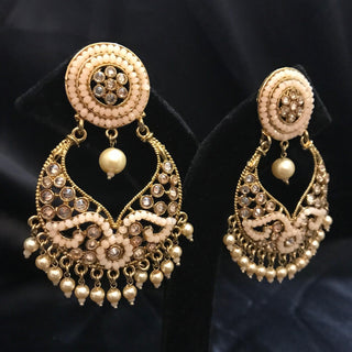 Antique Gold Earrings - Golden