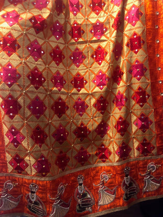 The Bridal Shagun Phulkari - Punjabi Phulkari Dupatta
