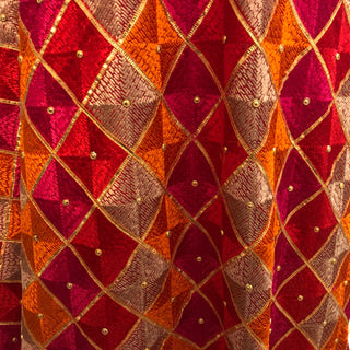 The Patiala Bagh Phulkari Dupatta - Punjabi Phulkari Dupatta
