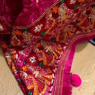 The Dulha-Dulhan Phulkari Dupatta