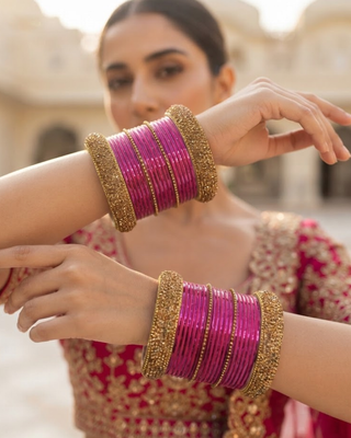 Exquisite Bangle Set - Bangles Stack for Both Hands (Size 2.6)