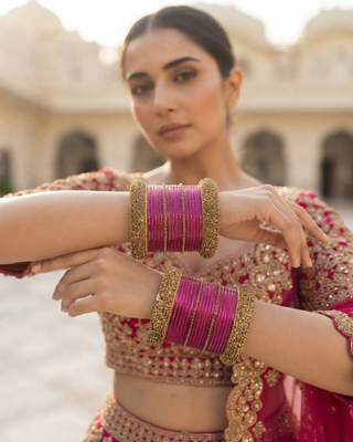 Exquisite Bangle Set - Bangles Stack for Both Hands (Size 2.6)