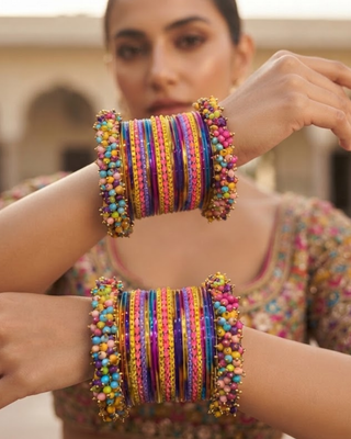 Exquisite Bangle Set - Bangles Stack for Both Hands (Size 2.6)