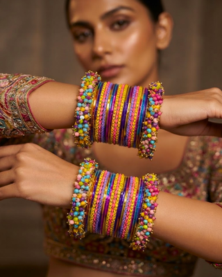 Exquisite Bangle Set - Bangles Stack for Both Hands (Size 2.6)