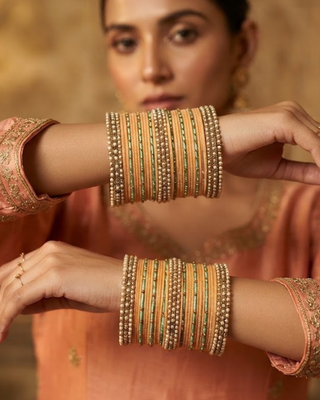 Exquisite Bangle Set - Bangles Stack for Both Hands (Size 2.10)