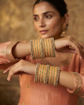 Exquisite Bangle Set - Bangles Stack for Both Hands (Size 2.10)